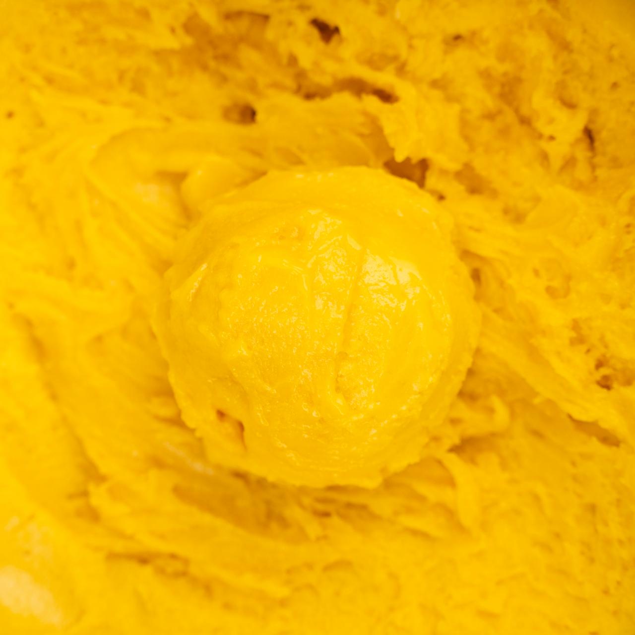 Mango & Pasjonsfruktsorbé