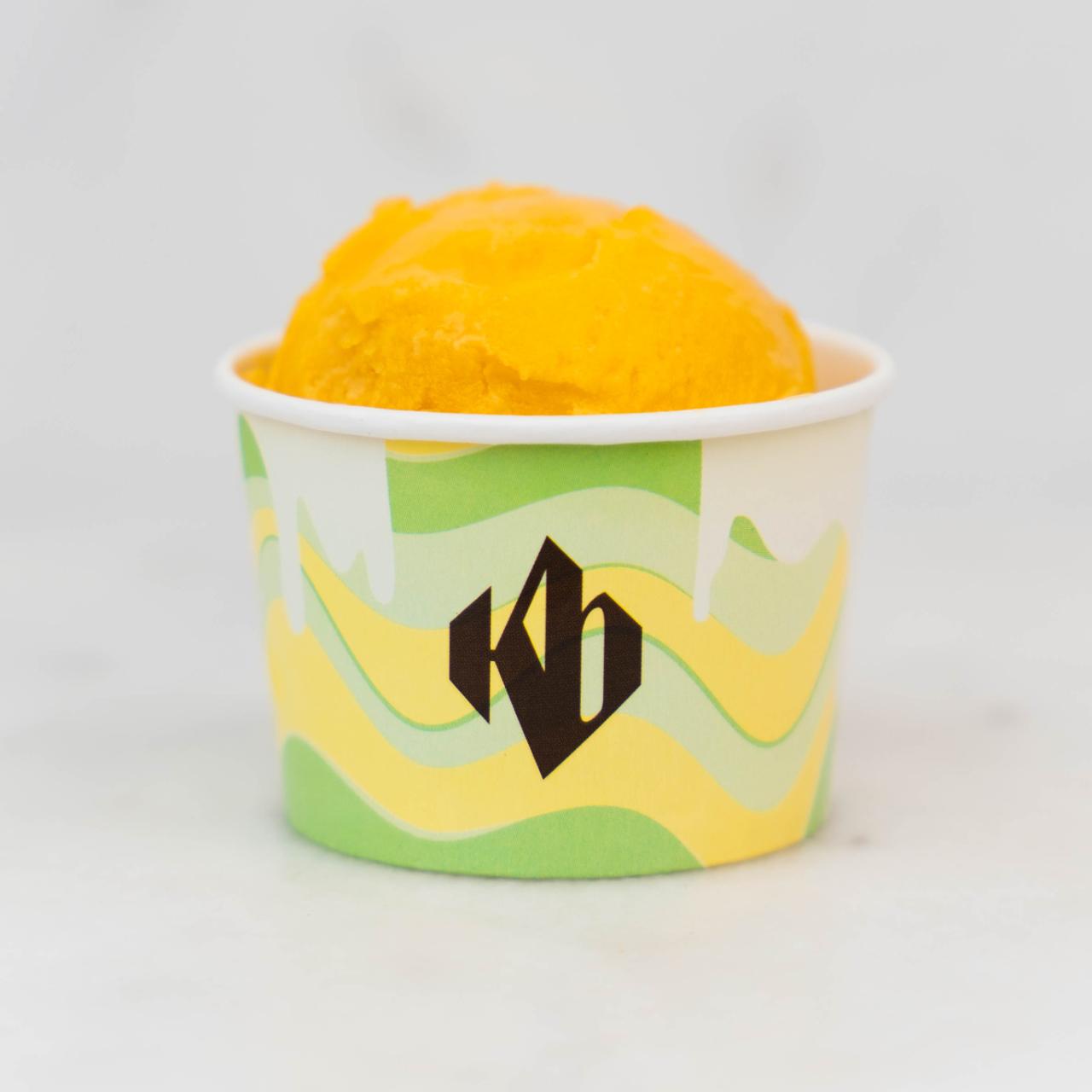 Mango & Pasjonsfruktsorbé