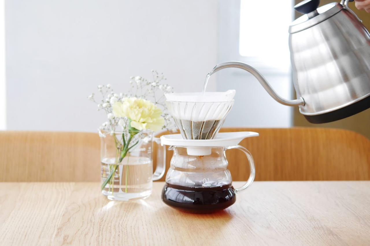 V60 02 Glass Hvit