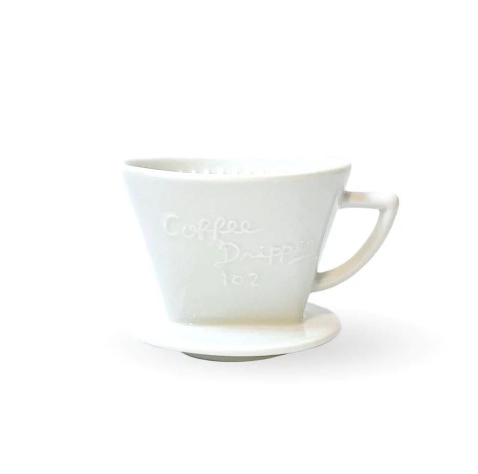 Cafec Håndbrygger Trapesformet 102 - Hvit