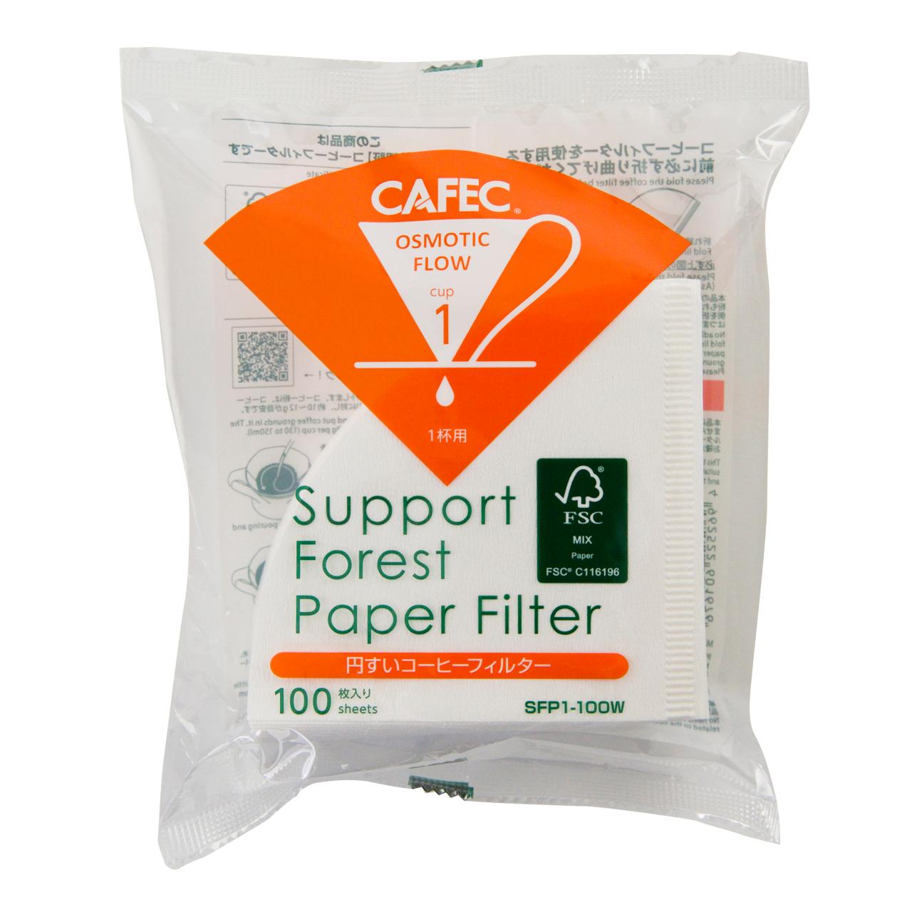 Cafec SFP (Support Forest Paper) filter 1 kopp